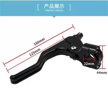 Black 7/8 22mm CNC Stunt Clutch Lever For Yamaha Suzuki Honda Kawasaki BMW
