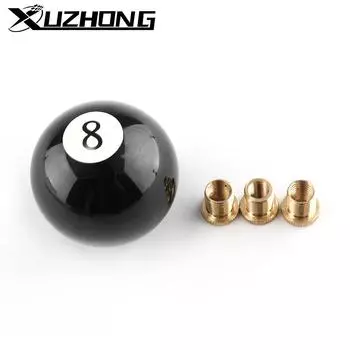 Black 8 Ball Gear Knob Short Shifter Knob For Universal Car Acrylic Black 8 Ball SK-1003-8