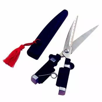 Black amulet scissors