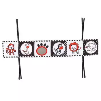 Black and White High Contrast Soft Book Portable Baby Cloth Book Early Educational Toy Birthday