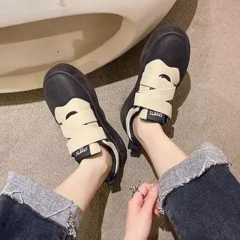 Black Athletic Women s Shoes Sports High on Platform Female Footwear 2024 Sneakers New in Comfortable and Elegant Fashion Urban 35
