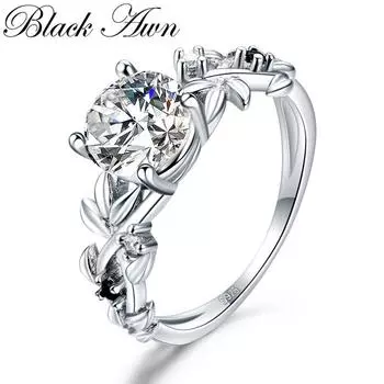 Стильное женское колечко в подарочной упаковке, медь