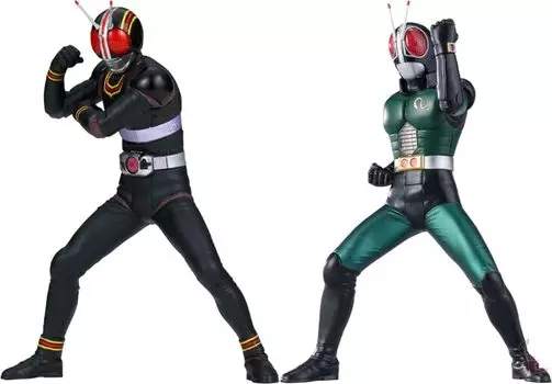BLACK Black RX Hero Statue Figure Set of 2 Kamen Rider Kamen Rider