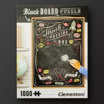 Black Board: Ideas 1000 Piece Clementoni Jigsaw Puzzle, popular Korean board game