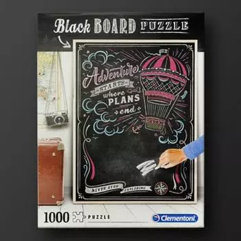 Black Board: Travel 1000 Piece Clementoni Jigsaw Puzzle, popular Korean board game