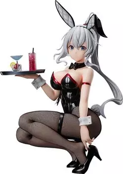 Black Bunny Illustration by TEDDY scale plastic painted finished figure 1/4