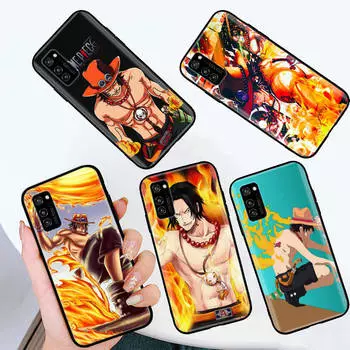 Black Case for Samsung Note 20 Lite S24 Ultra S23 A03 A05 A06 A11 A71 A15 A16 A13 A24 A25 A33 A52 A53 A50 M55 M35 Plus W-78 One Piece Ace Samsung A42 5G эбеновый