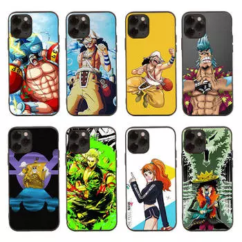 Black Case for Samsung Note 20 Lite S24 Ultra S23 A03 A05 A06 A11 A71 A15 A16 A13 A24 A25 A33 A52 A53 A50 M55 M35 Plus D-39 One Piece Anime Samsung A42 5G кожа буйвола