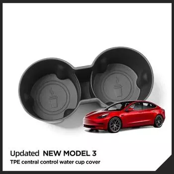 Black Center Console Bottle Holder Stabilizing Cup Vehicle-Mounted Drink Holder Auto Accessories чёрный