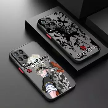 Черный клевер аниме милый для OPPO Realme Q5 C55 C33 C30S C31 C25Y S C21Y C20A C15 C11 матовый полупрозрачный чехол для телефона Realme C2