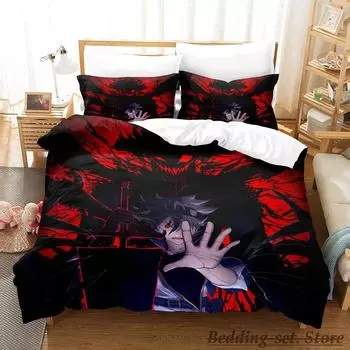 Black Clover Постельное белье Single Twin Full Queen King Size Bed Set Adult Kid Bedroom Duvetcover Sets Anime Parure de lit Bed 70x133cm 2pcs