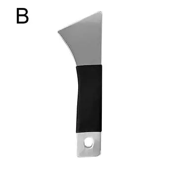 Black Crowbar Stainless Steel Rocker Plate Durable Level Pry Audio Terminal B