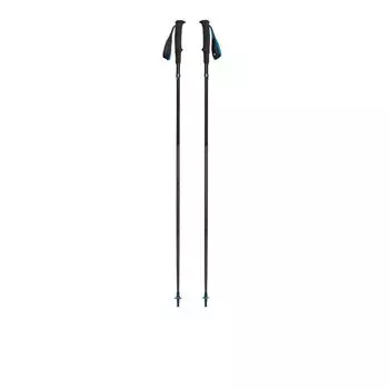Black Diamond Distance Z Trekking and Running Poles, Pair of Foldable, Lightweight, Fixed Length Aluminum Hiking Poles, Pewter 120 cm