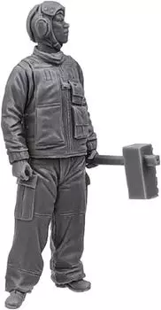 Black Dog American Aircraft Carrier Deck Crew Resin Kit HAUF32158 1/32 No.2