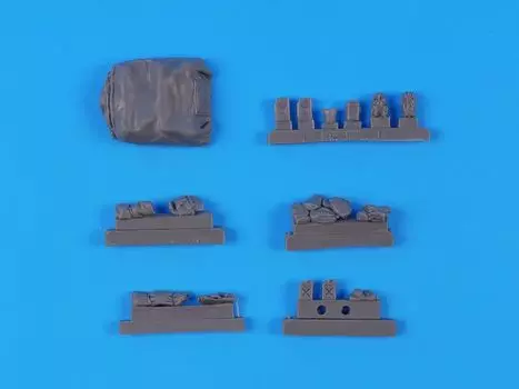 Black Dog Assault Tank 38 Grille Ausf M Accessory Set Resin Military Parts HAUT72165 1/72 (for Revell) (Tank)