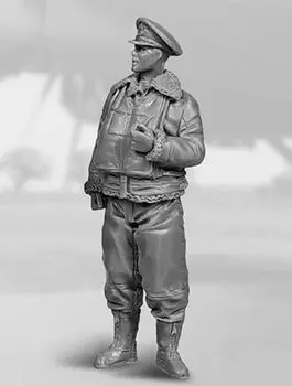 Black Dog US Army Air Force Bomber Crew Resin Kit HAUF32167 1/32 No.2 (person)
