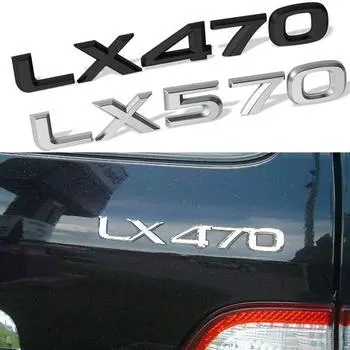 Black edition S LX470 LX570 Автомобильная наклейка для LX задняя дверь багажника значок эмблема буквы наклейки отделка замена аксессуаров LX470 чёрный