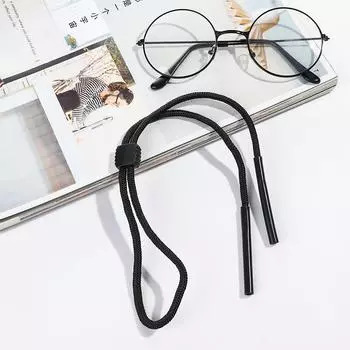 Black Glasses Lanyard Neck Strap Adjustable Rope Eyeglass чёрный