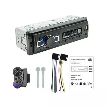 Black Hands-free Calling DAB Receiver FM Car Radio With Bluetooth 0 City News DAB/DAB 170-240 MHz