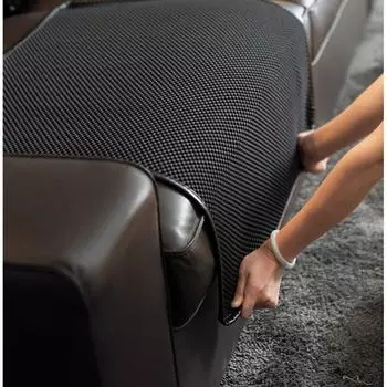 Black Ice Silk Sofa Cover Ventilation Slipcover Armrest Non-Slip Cushion Universal Room Home Office Couch Seat Towel Four Season 60x60