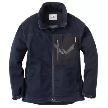 BLACK KITE Indigo L [Cocos Nobuoka] RKN-6982 [ROCKEN TOKYO] Hood-in-outer индиго