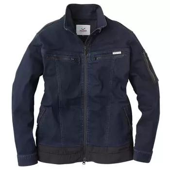 BLACK KITE Stand Blouson Indigo L [Cocos Nobuoka] RKN-6980 [ROCKEN TOKYO] индиго