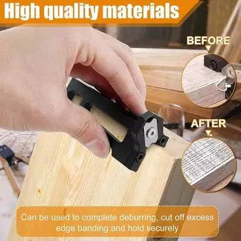 Black Machine Деревообрабатывающий инструмент Деревообрабатывающий станок Кромкооблицовочный станок Кромкооблицовочный станок Скребок для удаления заусенцев