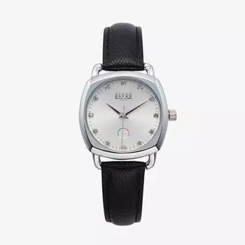 Черные женские наручные часы Martin Sit Bong BKL1702L французского бренда с кожаным аналоговым ремешком класса люкс, популярные корейские часы