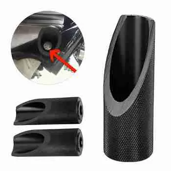 Black Motorcycle Adjustable Rear Passenger Front Footrest Rider Driver Foot Rest Pegs Floorboards Universal