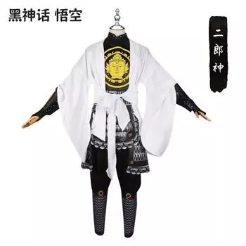 Черный Миф Укун Хэллоуин Костюм Косплей Косплей Игра С Тем же Костюмом Erlang Shen Yang Jian Set L