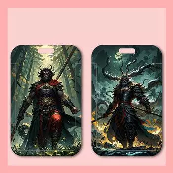 Black Myth Wukong Игровая настройка Периферийный держатель карты Студенческая карта Значок удостоверения личности Рабочая карта Сувенирный подарок