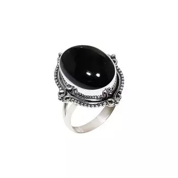Black Onyx - Brazil 925 Sterling Silver Ring V4566, Black Ring, Oval Ring, Valentin s Day Gift, Gift For Her, Birthday Gift, Handmade Jewelry, Silver