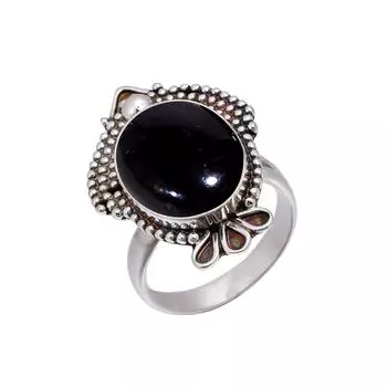 Black Onyx - Brazil 925 Sterling Silver Ring V5679, Black Ring, Oval Ring, Valentin s Day Gift, Gift For Her, Birthday Gift, Handmade Jewelry, Silver