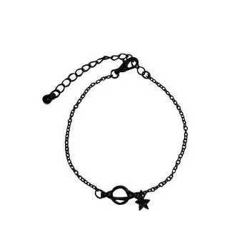 Black Planet Stars готический панк регулируемый браслет для женщин и девочек роскошные ювелирные изделия изысканный подарок