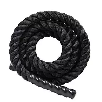 Многофункциональная скакалка Black Power Training, тяжелая и прочная для интенсивных тренировок