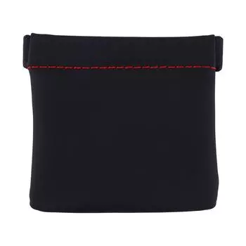 Black PU Leather Replacement Carrying Pouch Case Bag For Earphone Headphone New