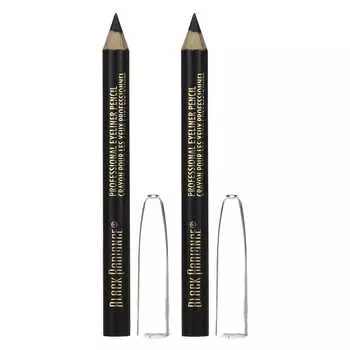 Black Radiance, eyeliner pencil, CA6503 Truly Black, twin pack, 1.88 g (0.066 oz)