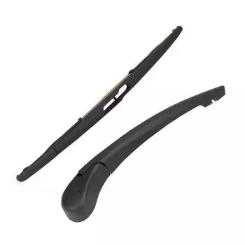 Black Rear Wiper Blade Arm Fit For Renault Clio III 2005 2006 2007 2008 2009-14