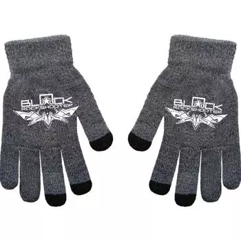 Black Rock Shooter Черная голубоглазая девушка Аниме Онлайн Игра Периферийные перчатки Серые с полным пальцем Осень и зима Защита от тепла и холода One Size