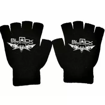 Black Rock Shooter Голубоглазая девушка Черная аниме-игра Онлайн Периферийные перчатки с полупальцами Хлопок Теплые осенние и зимние студенческие average size