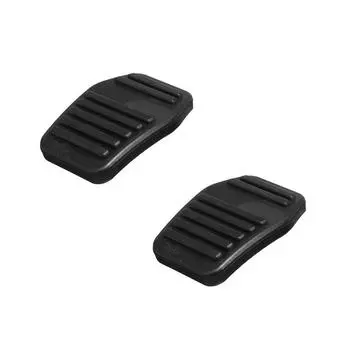 Black Rubber Brake Clutch Foot Pedal Pads 6789917 For Ford Fiesta MK5 2002-2008