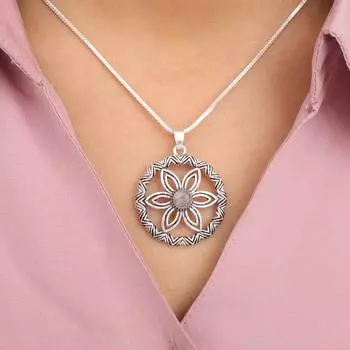 Black Rutile Gemstone 925 Sterling Silver Jewelry April Birthstone Pendant1.48 CP-29-27