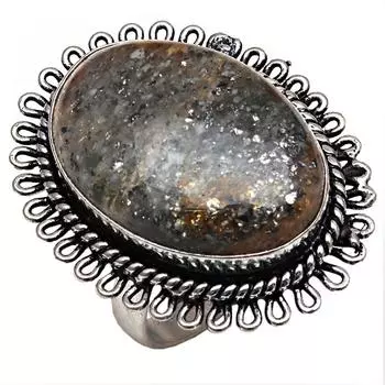 Black Rutile Gemstone Handmade Silver Jewelry 9