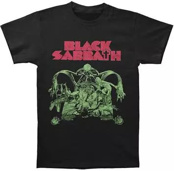 Black Sabbath Черная футболка с вырезом Sabbath Bloody Sabbath S