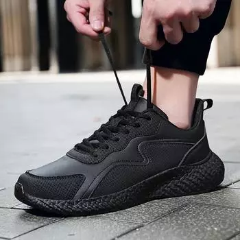 Black Shoes Men 46 Sneakers Lightweight Leather Walking Shoes Casual Autumn Sneakers Men Waterproof Lightweight Tenis Masculino 39 бежевый