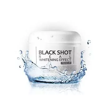 BLACK SHOT Real Whitening Effect Премиум 100г