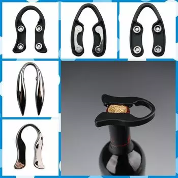 Black/Silver Wine Bottle Openers Handheld Bottle Foil Remover Bottle Foil Cutter Wine Lover Style E