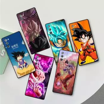Black Soft Phone Case for Samsung Galaxy S22 S21 Note 20 Ultra 10 Plus 8 9 S20 A32 A72 A22 Note20Ultra A51 Dragon TPU Back Cover Samsung Note 8