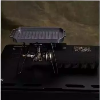 Black Spider Stove Складная карточная плита Походная кухонная утварь Походная барбекю-печь Газовая плита Походная посуда чёрный