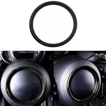 Black Steering Wheel Center Ring Cover Fit For Bmw Mini F54 F55 F56 F57 F60 2016-2021